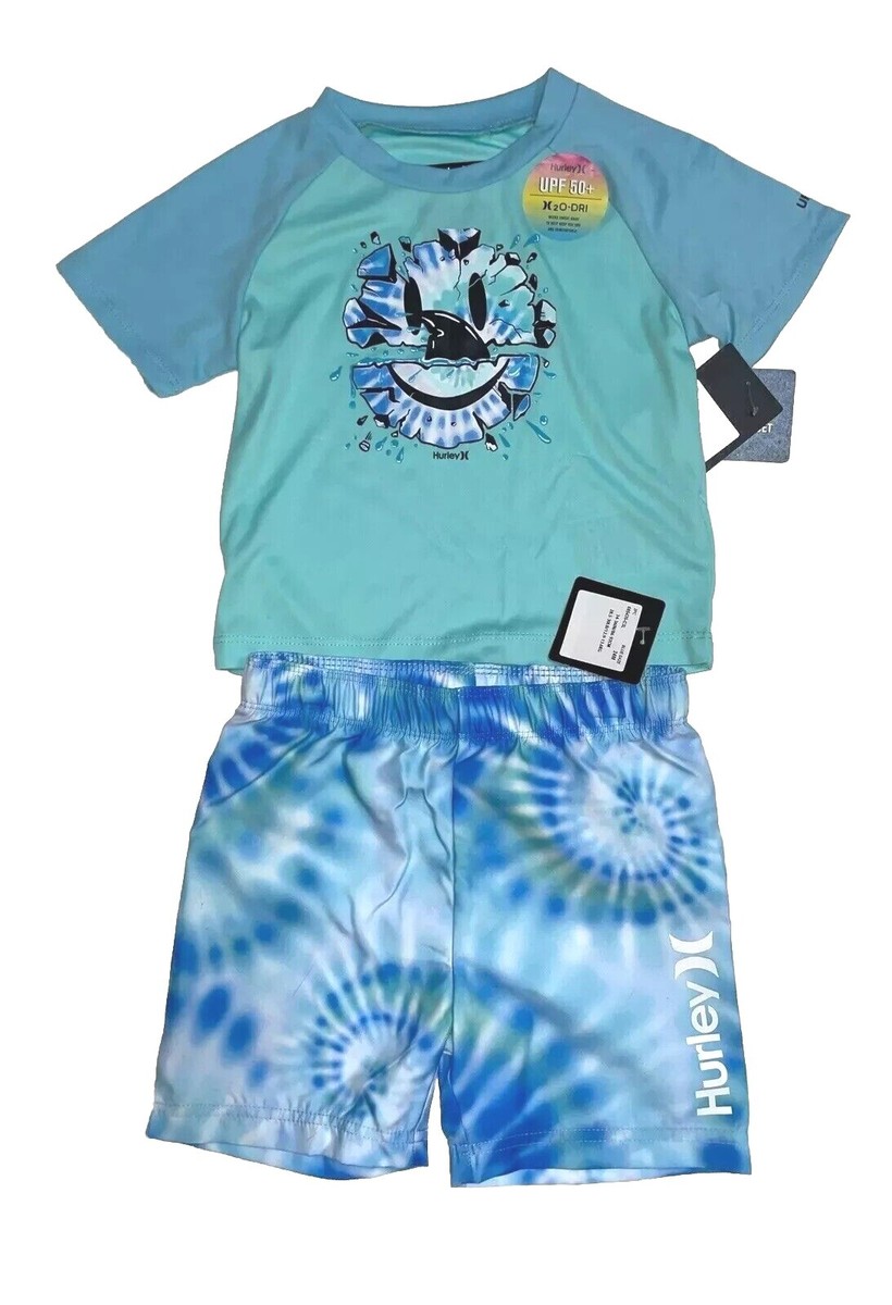 セットFCRB Hurley RASH GUARD、 SWIM SHORTS Amazon.com: Hurley Womens Two Piece Rash Guard & Swim Shorts