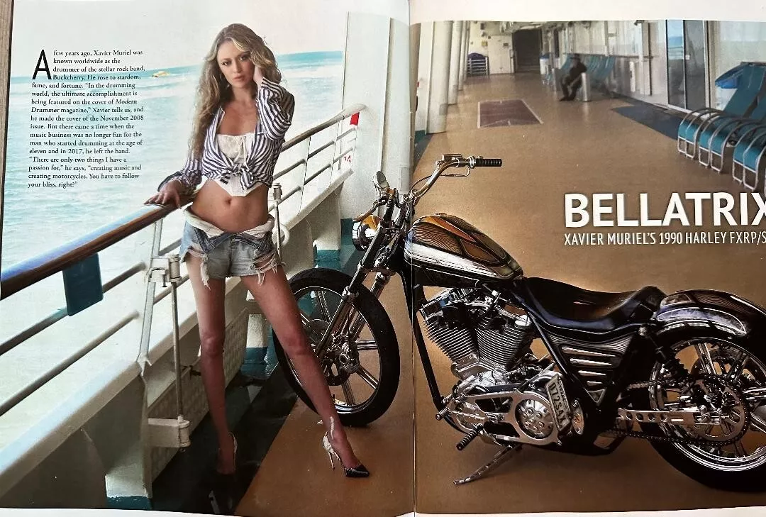 Hot biker girls top