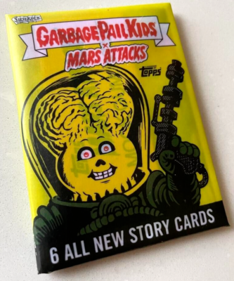 SEALED 2021 Topps Garbage Pail Kids x Mars Attacks Complete 6-Card