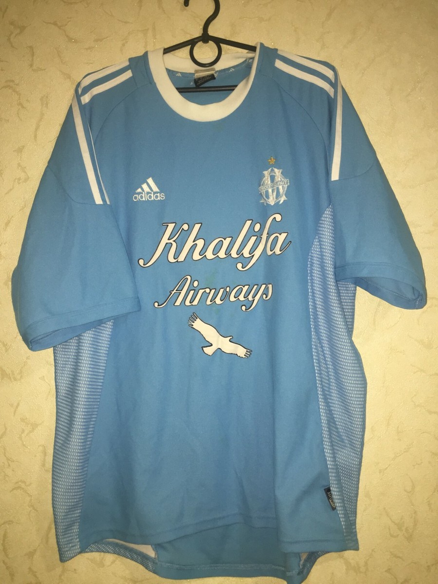 GWセール【希少・100周年】レアルマドユニ02/03 CLアディダス　おまけ RARE Olympique Marseille 2002-2003 away football shirt jersey