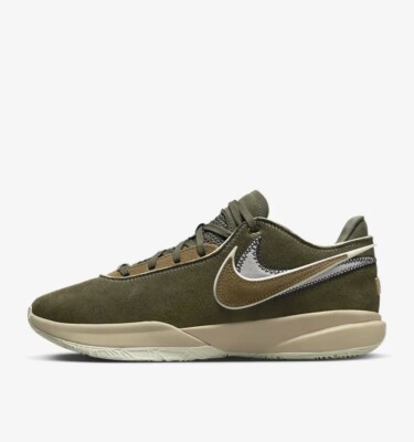NEW Nike LeBron XX 20 Olive Green Shoes DV1193-901 Mens Size NEW Nike LeBron XX 20 Olive Green Shoes DV1193-901 Mens Size