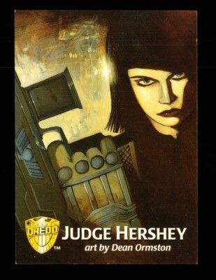 1 x Karte Nr 58 Judge Dredd 1995 Judge Hershey Kunst von Dean Ormston - S52