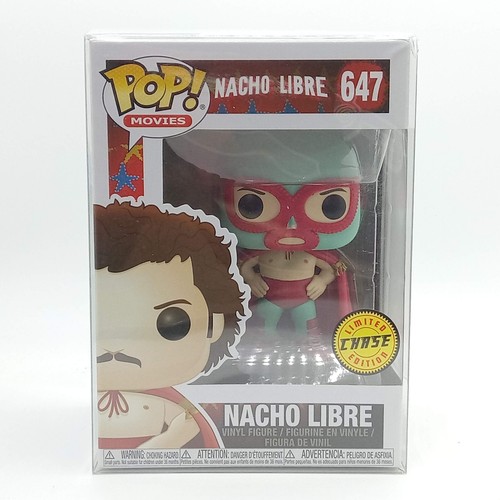 Funko Pop! Nacho Libre 647 CHASE Comedy Classic Nickelodeon Jack Black Movie Toy
