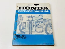 OEM Genuine Factory Honda Service Manual 1990 1991 VFR750F VFR Interceptor 750