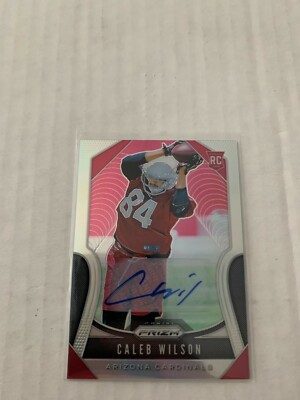 Caleb Wilson 2019 Prizm Rookie Auto Silver Prizm Card #367 | eBay