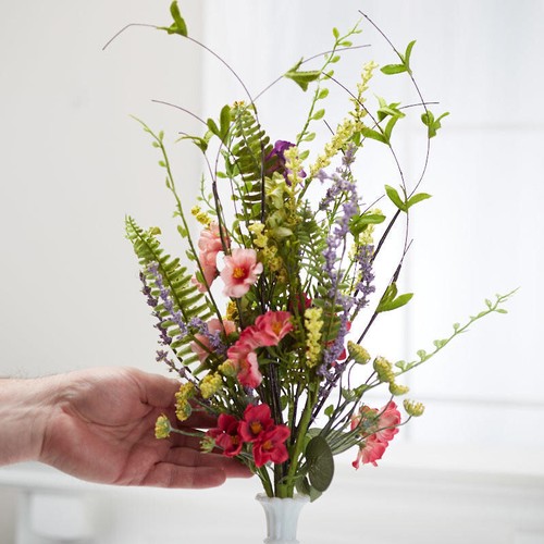 Artificial 20" Spring Meadow Assorted Floral Spray - Picture 2 of 4