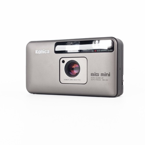 *TOP* Konica Big Mini BM-201 analoge Kompaktkamera grau