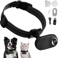 HD 1080P Cat Camera Collar with Video Record Wireless Mini Sport Cam,Small Actio