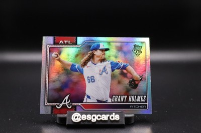 2026 Topps Series 1 Baseball - #182 Grant Holmes Rainbow Foil