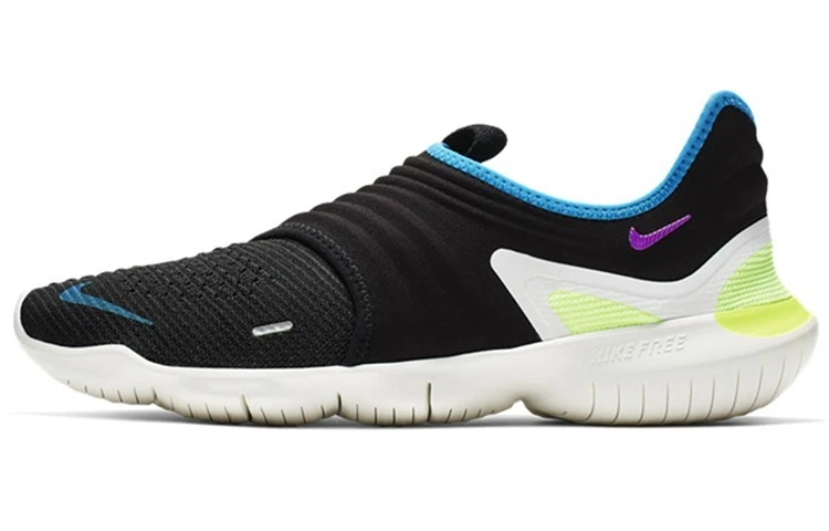 Nike Free RN Flyknit 3.0 Black Hyper Violet for Sale