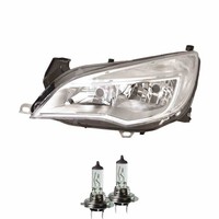 Halogen Scheinwerfer Rechts H7/H7 FüR Opel Astra J Caravan Inklusive Lampen