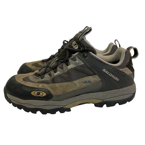 Salomon Women's 643001 Gore Tex Brown Hiking Gorpcore Shoes Size 10.5 - Picture 3 of 8