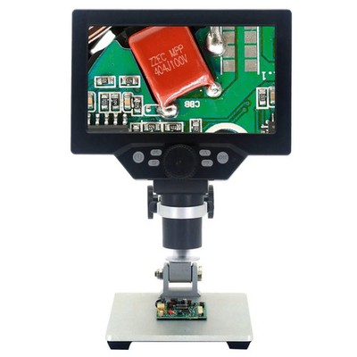 G1200 7 inch LCD Screen 1200X Portable Electronic Digital Desktop Stand Microsc