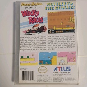 Wacky Races (NES, 1992) Rental Box, Manual, & Game Only Authentic NO REG CARD