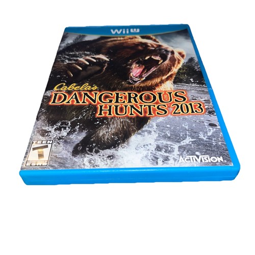 Cabela's Dangerous Hunts 2013 Nintendo Wii U Complete in Box CIB - Picture 3 of 6