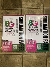 Blanks Galore Sublimation Paper, 8.5  X 14  , 120 GSM, 200 Sheets