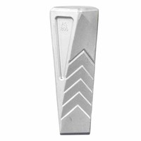 Ironside 100-702 Alu-Spaltkeil 800G Gedreht, Silber-Grau