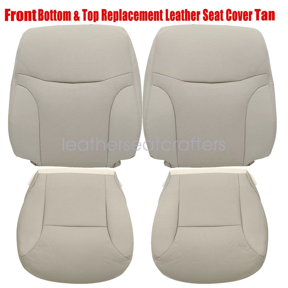 For 2002 2003 2004 2005 2006 Lexus ES300 ES330 Front Bottom-Top Seat Cover Tan Foto 3 de 4