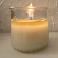 Handmade 5oz Paraffin Wax Candle|Glass Jar | Clean Burn |rose scented| fast ship