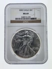 2002 American Silver Eagle, NGC MS69