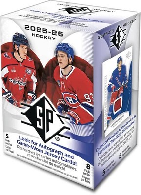 Upper Deck 2025-26 SP NHL Hockey Mass Blaster (Retail)