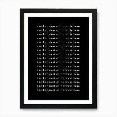 Die glücklichste Stunde Kunstdruck gerahmt Wandbild Poster Leinwanddruck Bild