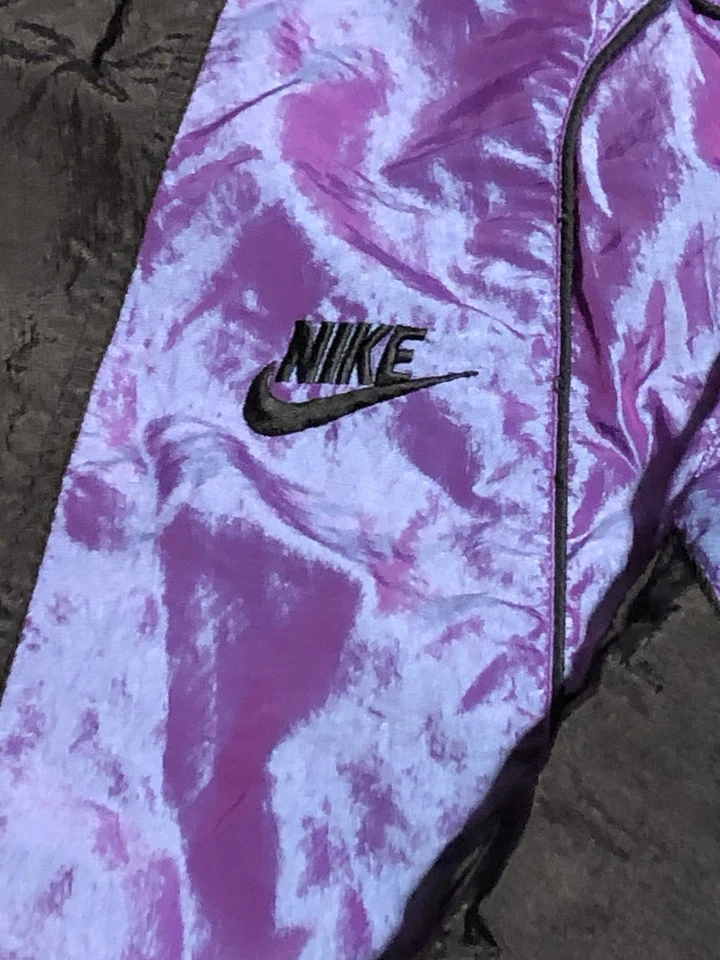 Винтажный Nike полета Air Jordan костюм отражательный фиолетовый и черный комплект XL-XXL OG 90-х - Изображение 4 из 4