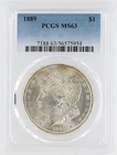 1889 Morgan Silver Dollar PCGS MS63 S$1 Philadelphia Minted No Reserve