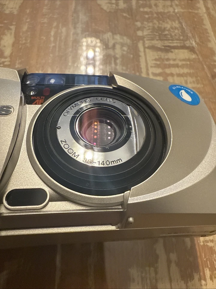 Câmera de Filme Olympus Infinity Stylus Zoom 140 DLX com Lente 38-140mm Testada Funciona - Imagem 4 de 4