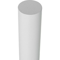 DRW KüChenrollenhalter Aus Stahl In Weiß, 15 X 15 X 33 Cm