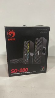 Marvo SG280 2.0 Channel Stereo Computer Speakers with Dynamic RGB Light