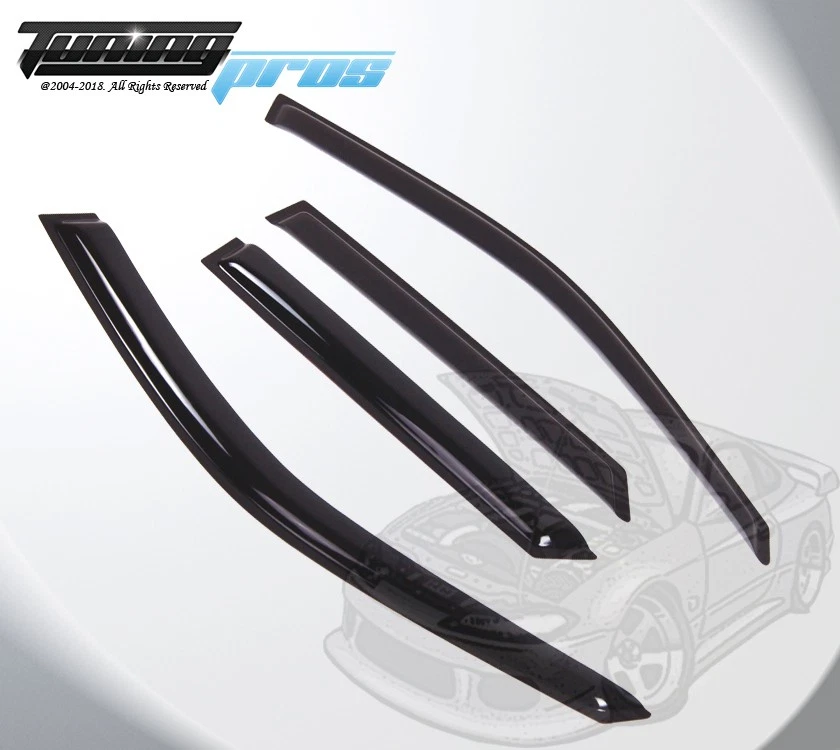 Комплект из 4 противодымных козырьков для окон Mazda Protege5 2002-2005 годов выпуска - Изображение 2 из 4