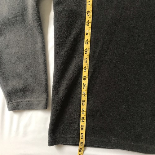 Maglione Columbia Uomo Steens Mountain Mezzo Snap Pullover Pile Grigio Taglia XL Usato in Ottime Condizioni - Foto 6 di 8