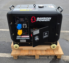 Bimson 6.25kVA 240v Wireless Remote Silent 5500W Portable Power Diesel Generator