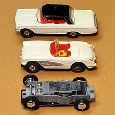 AurorA MoDEL MoToRING. Vibrators. Corvette. Galaxie. 3 Running Chassis's. Good!