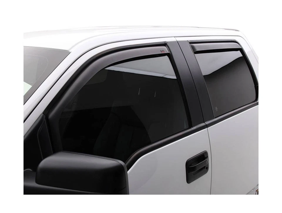 EGR In-Channel Window Deflectors Fits 2001-2003 Ford F150 SuperCrew Front/Rear Foto 2 de 4