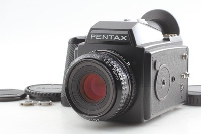[MINT] Pentax 645 Film Camera SMC A 75mm f/2.8 Lens 120 Film Back From JAPAN