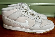 Nike Dunk Mid Top Canvas  Light Orewood Brown Gum Leather Men's Sneakers