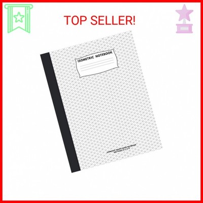 Isometric Notebook: Isometric Graph Paper Notebook; 200 Pages Sized 8.5'' x 11'' I