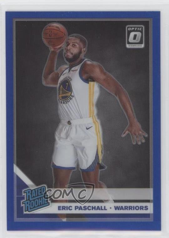 2019-20 Panini Donruss Optic Rated Rookie Blue Prizm 8/59 Eric Paschall #199 1e7