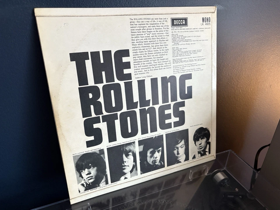 The Rolling Stones UK 1964 Unboxed Decca XARL 6272-2A / 4A Vinyl B1 V Ex/VG+ - Image 4 of 4