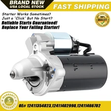 Starter For  BMW 3-Series 5-Series E85  E46 E90 M3 X3 Z3 Z4 9 Teeth 1.4KW 17702