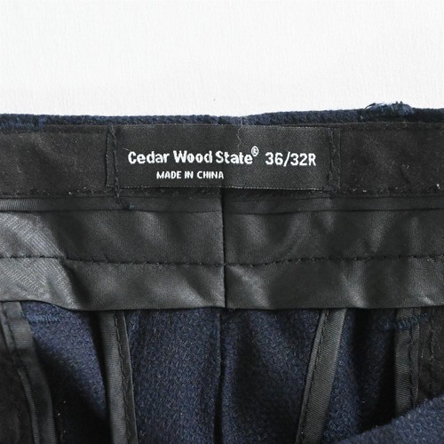 Cedar Wood State 40R 36x32 blu navy scialle risvolto uomo giacca pantalone smoking - Foto 10 di 12