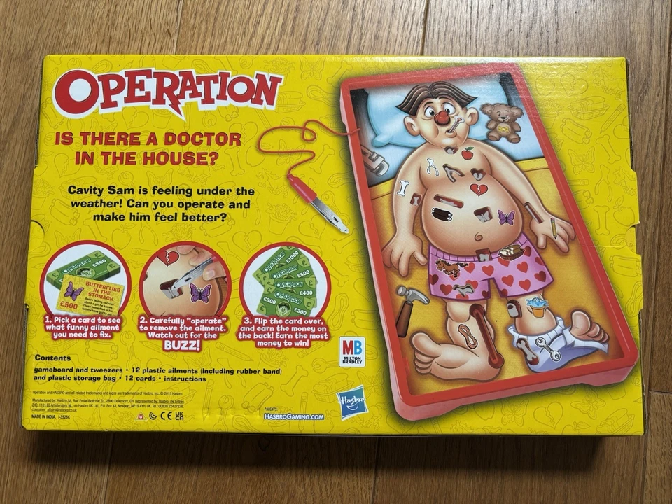 Operation Board Game – Brand New - Hasbro Gaming – Classic Kids Family Game - Image 2 of 2