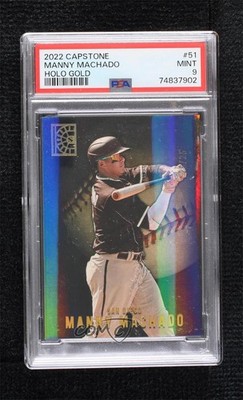2022 Panini Capstone Holo Gold 25/25 Manny Machado #51 17di