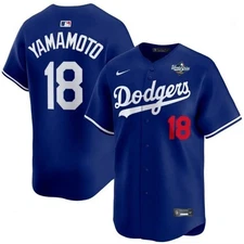 Yoshinobu Yamamoto Los Angeles Dodgers World Series Jersey All Colors STITCHED