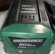 Masterforce 80V Lithium-Ion 2.0Ah Battery, Compatible With Greenworks  Chargers