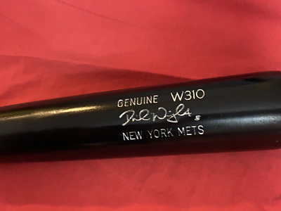 DAVID WRIGHT LOUISVILLE SLUGGER GAME MODEL WOOD BAT BLACK NEW YORK