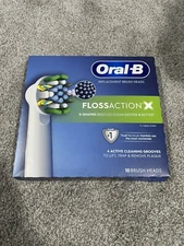 Oral-B - EB254 Floss Action  X Electric Toothbrush Replacement Heads - 10 Pack