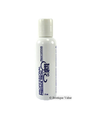 BEST SOLUTION C5 Metal Polish Restoration System Jewelry Cleaner 2oz Bottle